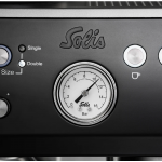 Solis Grind & Infuse Perfetta 15巴半自動咖啡機 | 25段靜音研磨 | PID溫控 | (黑色)